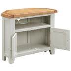 Cambridge Grey Painted Oak Corner TV Unit