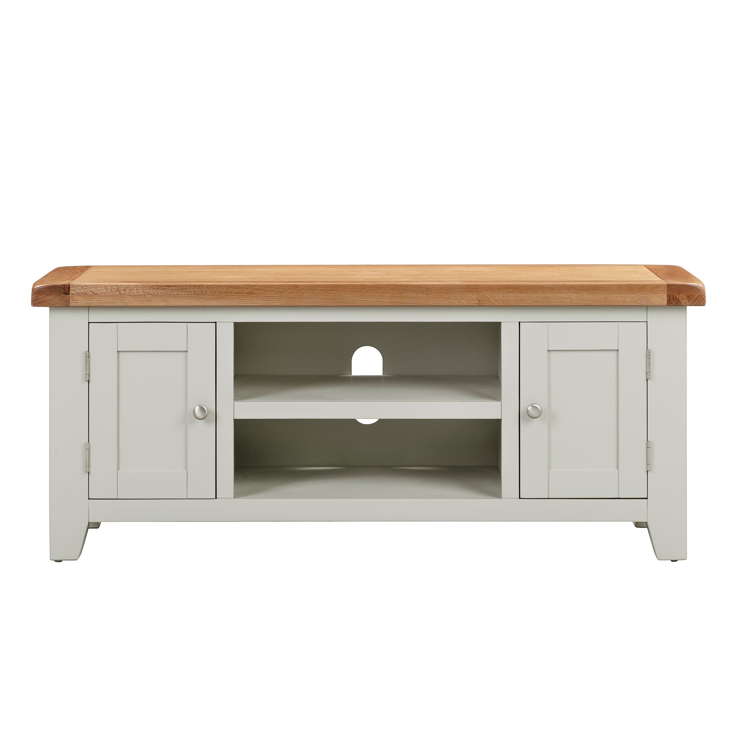 Cambridge Grey Painted Oak Large TV Unit