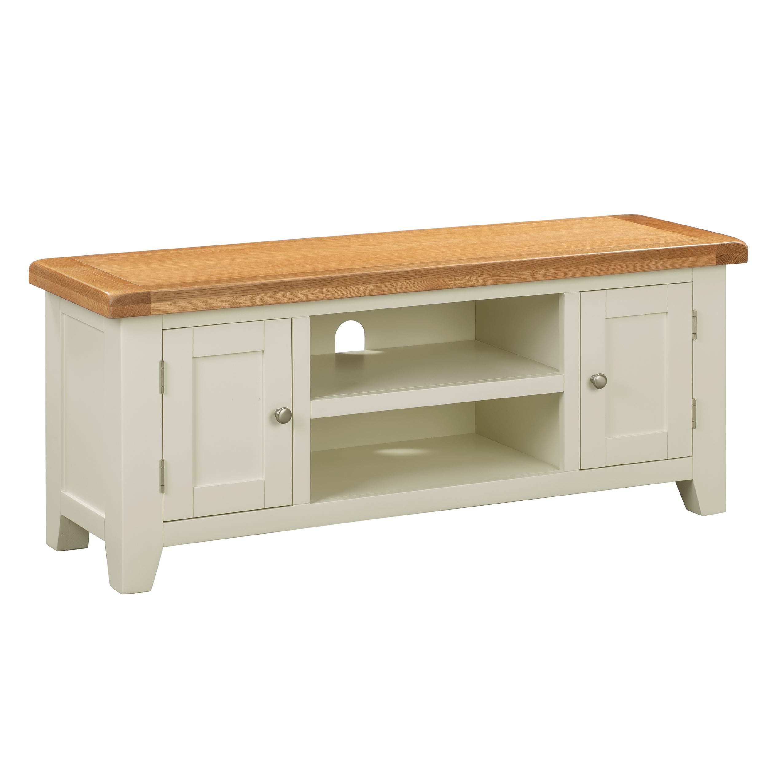 Cambridge Classic Cream Painted Oak Large TV Unit