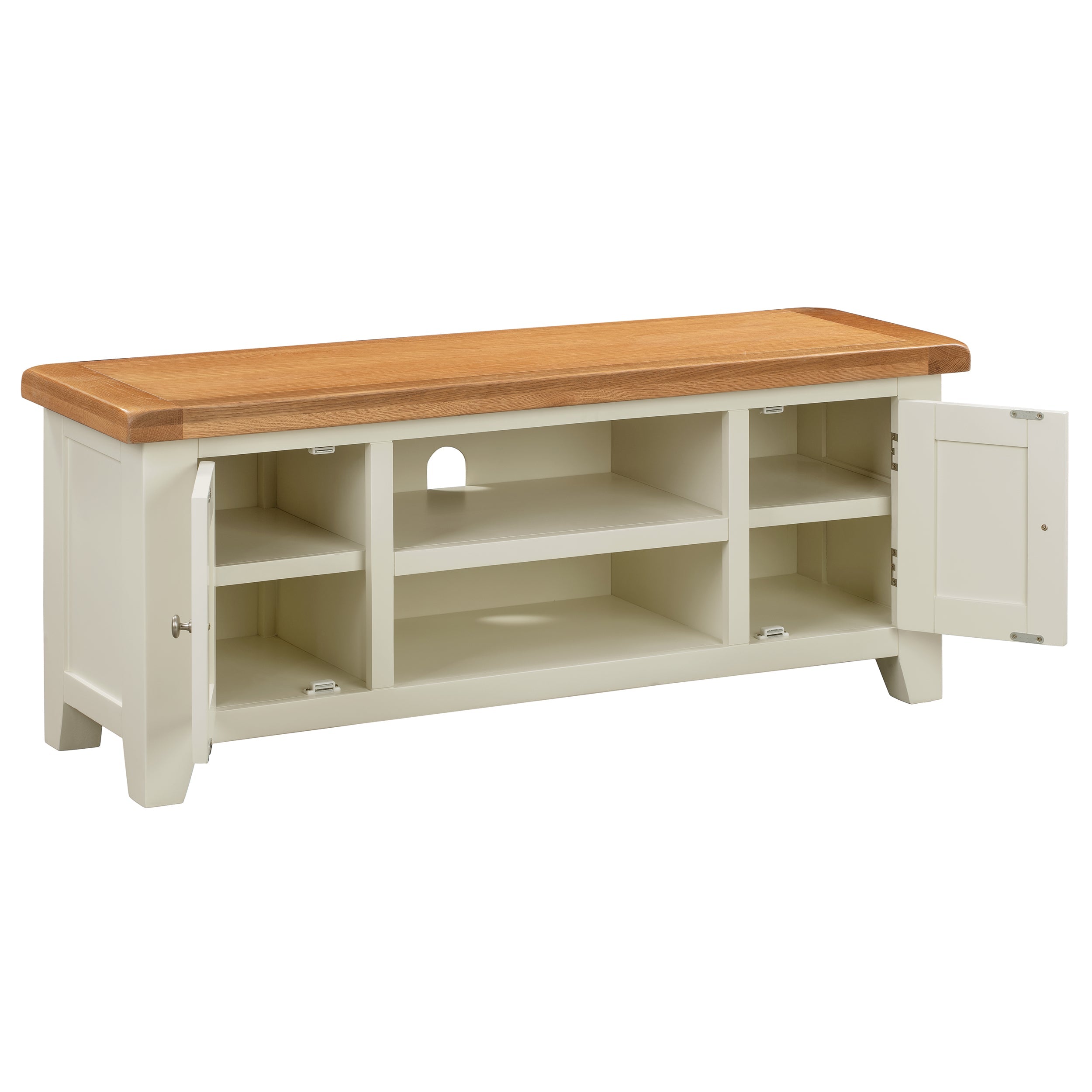 Cambridge Classic Cream Painted Oak Large TV Unit