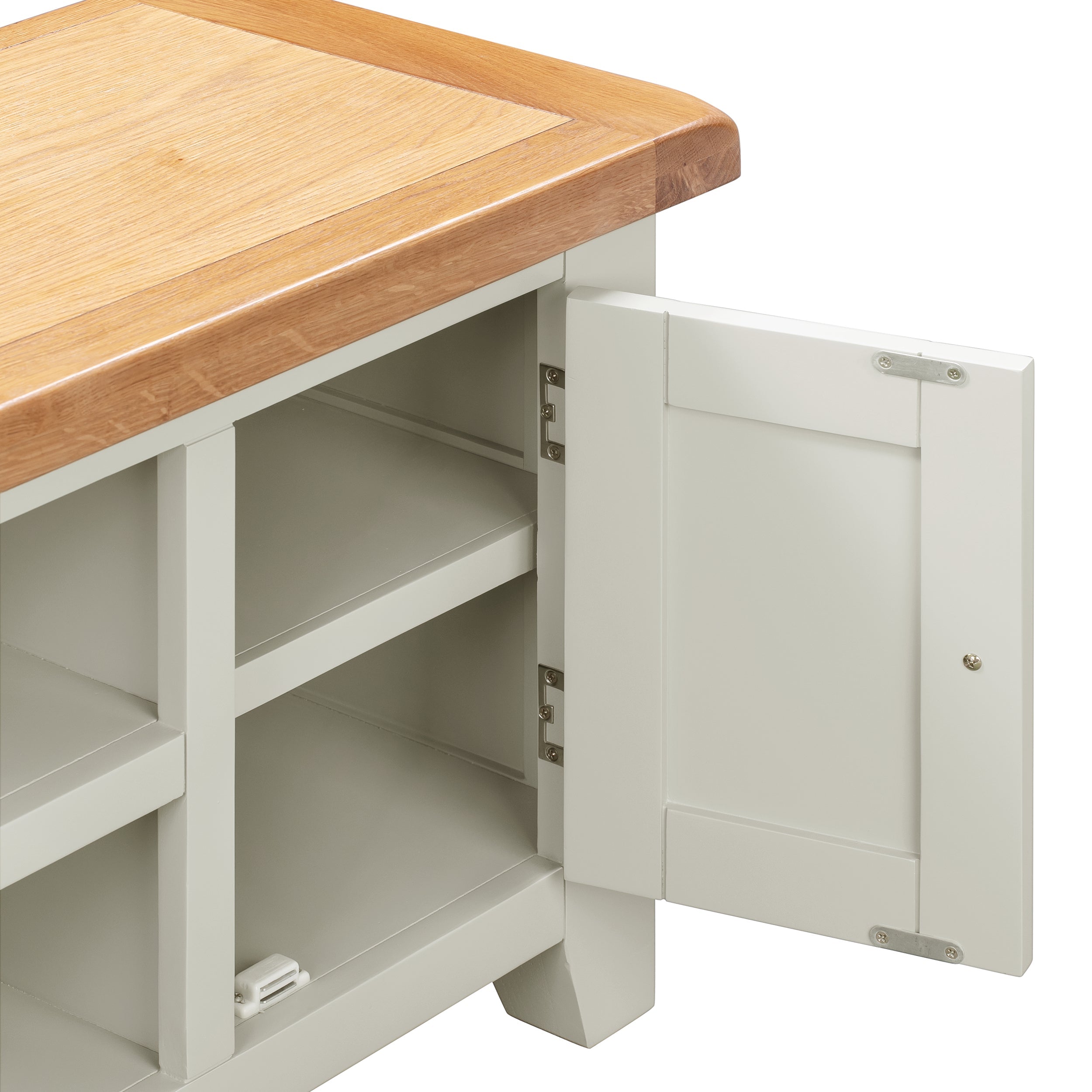 Cambridge Grey Painted Oak Large TV Unit