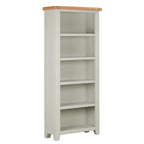 Cambridge Grey Painted Oak Large Bookcase (1.8 m)