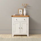 Cambridge Classic Cream Painted Oak Small 1 Drawer 2 Door Sideboard