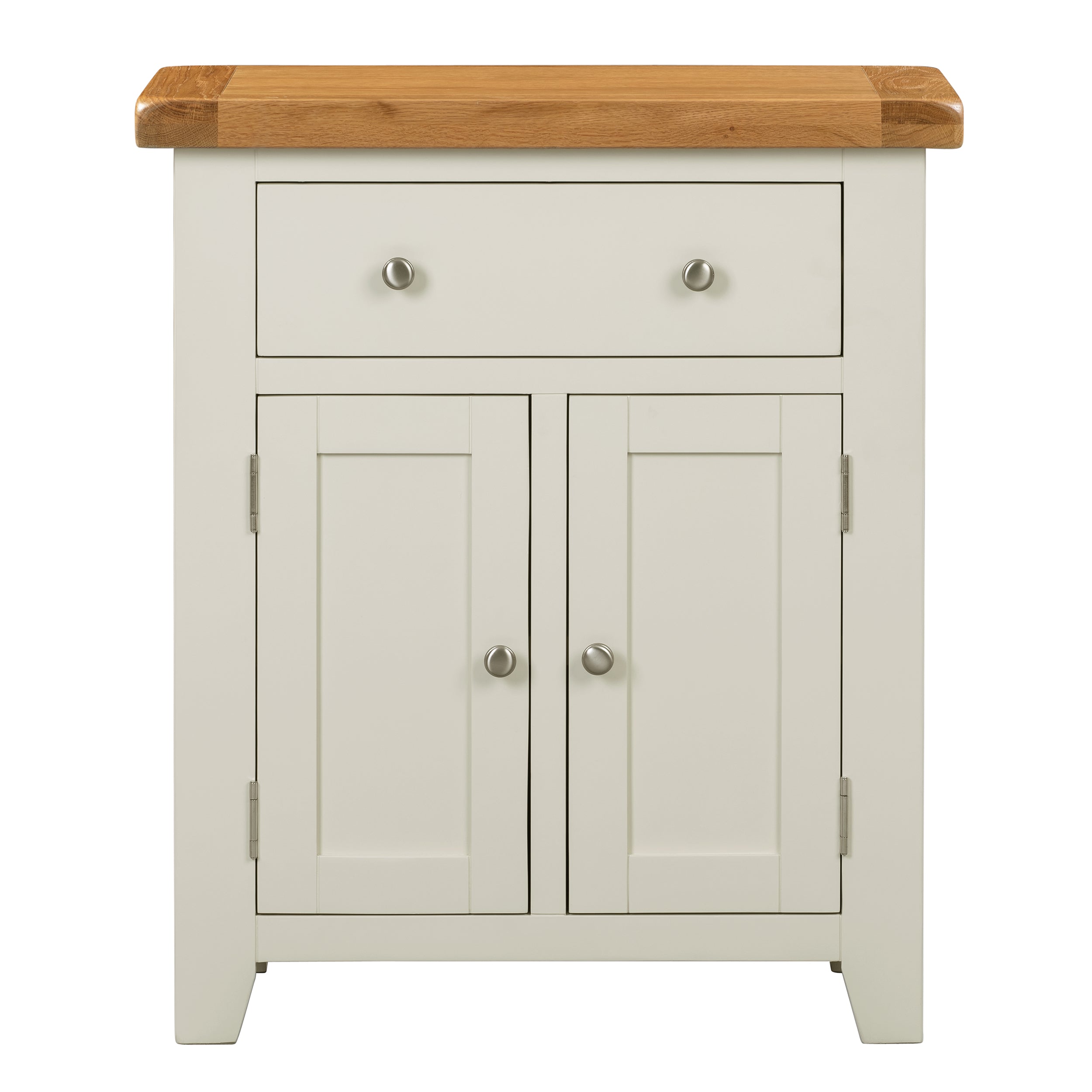 Cambridge Classic Cream Painted Oak Small 1 Drawer 2 Door Sideboard