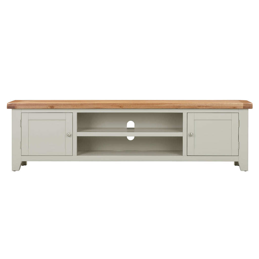 Cambridge Grey Painted Oak Extra Large TV Unit