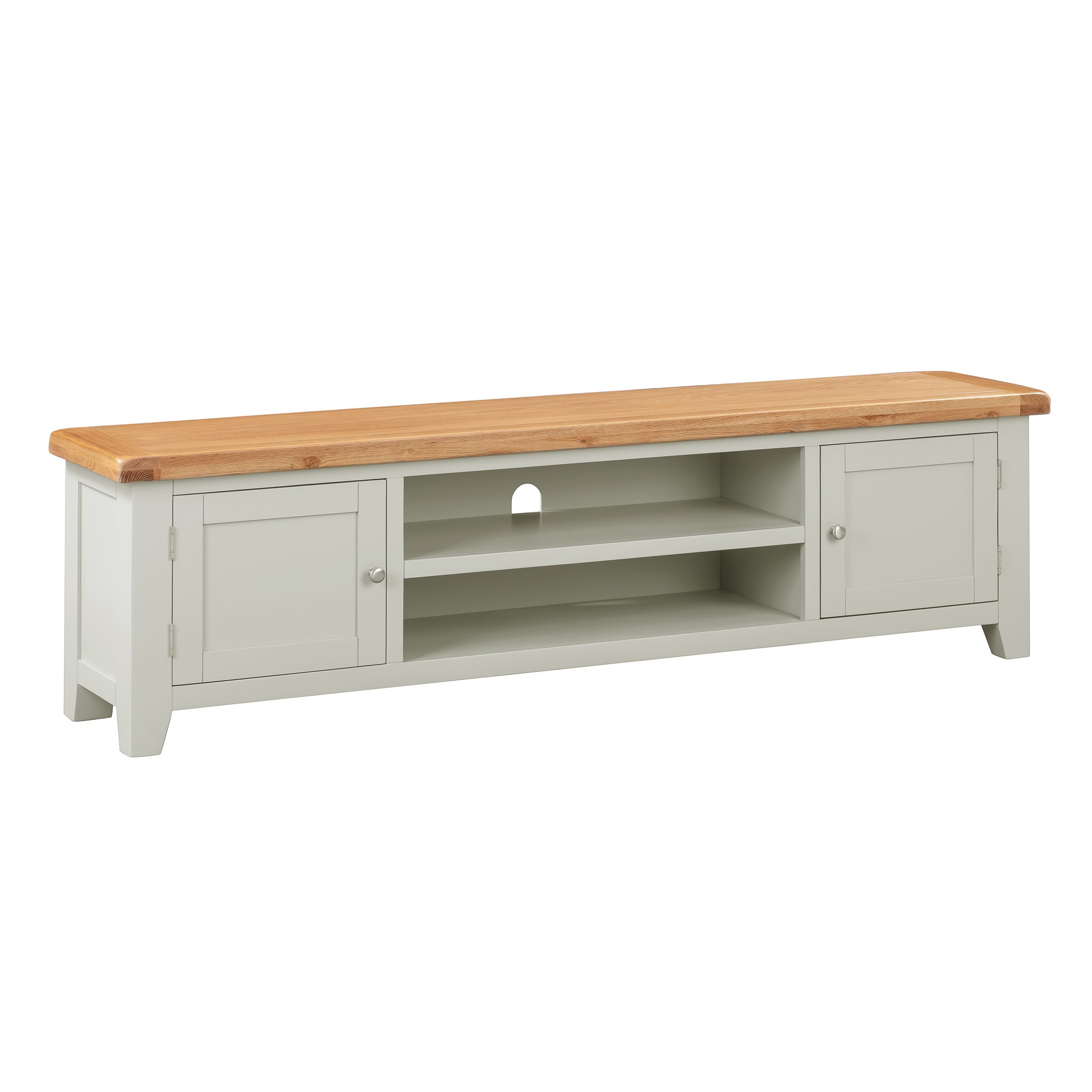Cambridge Grey Painted Oak Extra Large TV Unit