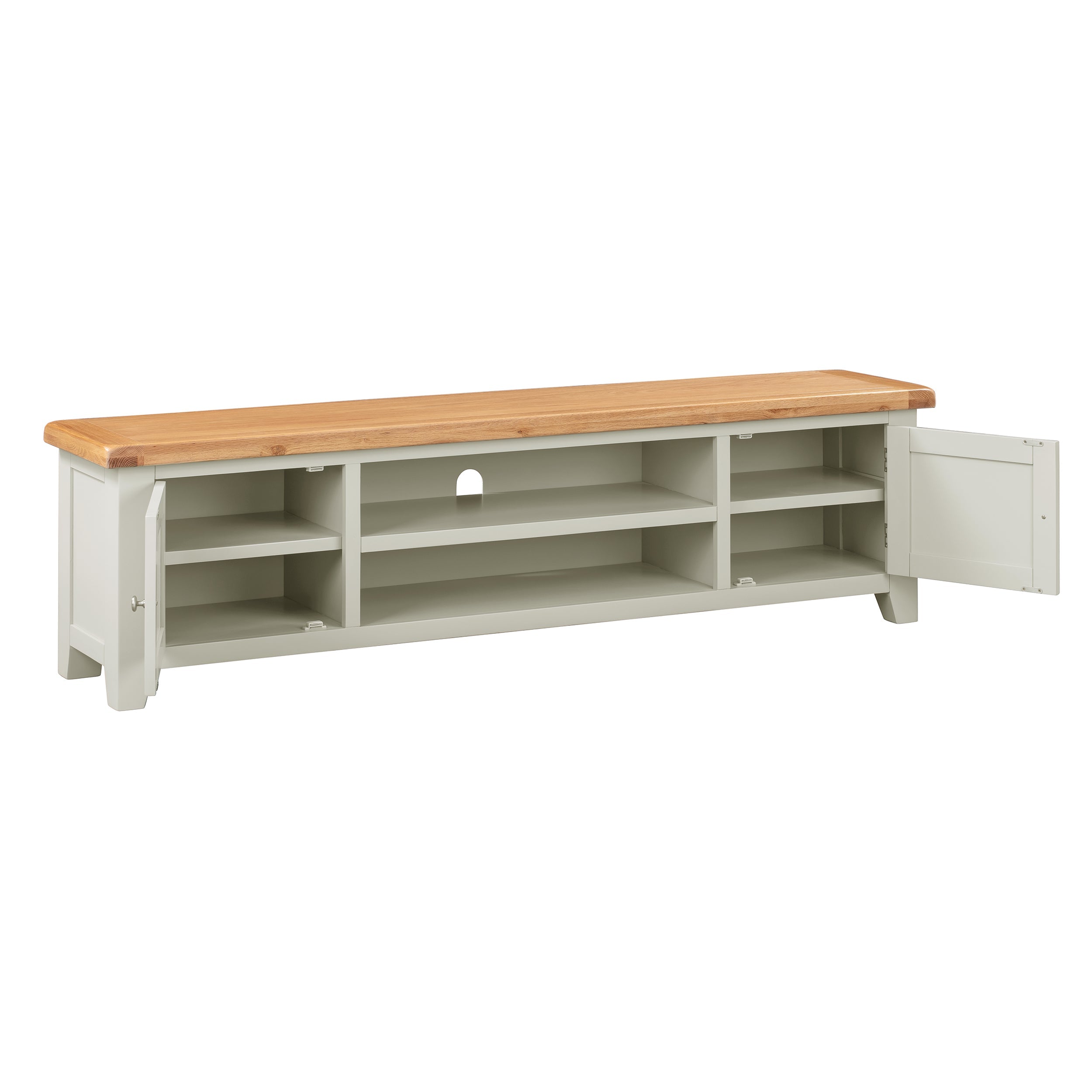 Cambridge Grey Painted Oak Extra Large TV Unit