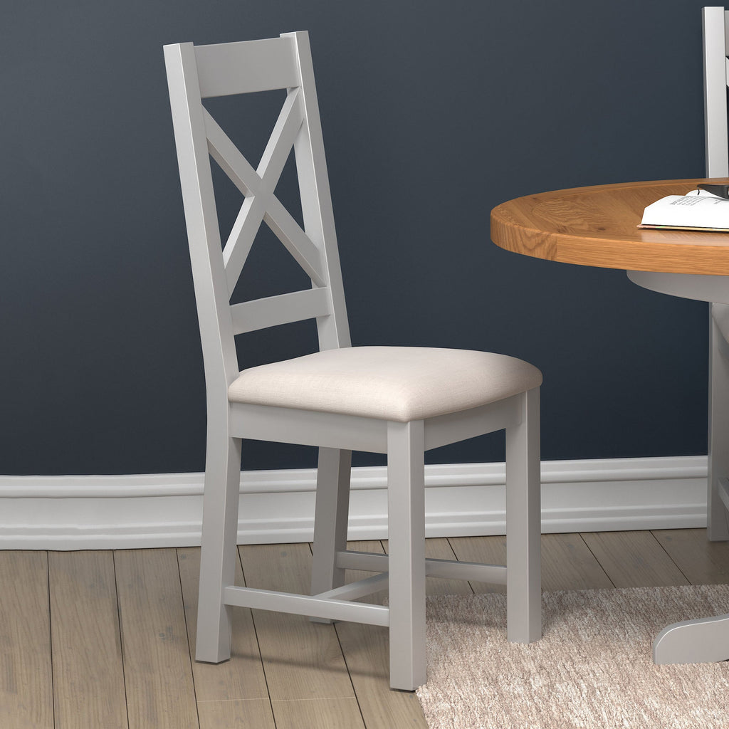 Cambridge Grey Painted Oak Dining Chair