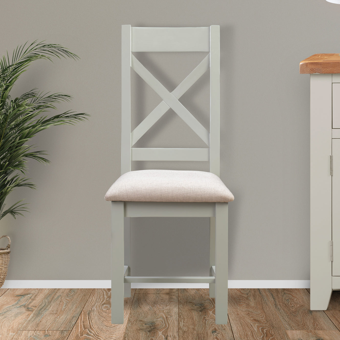 Cambridge Grey Painted Oak Dining Chair