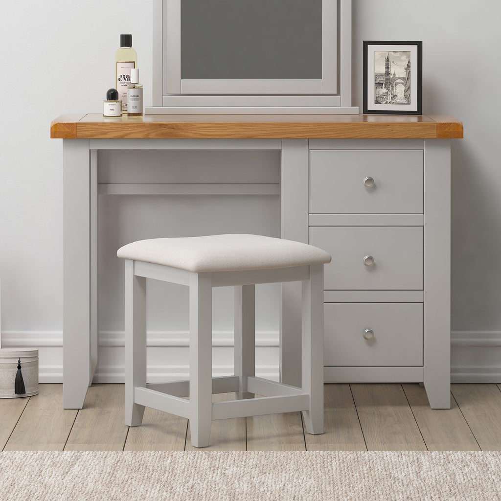 Cambridge Grey Painted Oak Stool