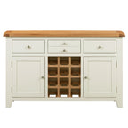 Cambridge Classic Cream Painted Oak Large Wine Cabinet