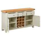 Cambridge Classic Cream Painted Oak Large Wine Cabinet