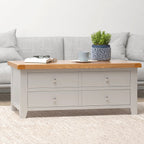 Cambridge Grey Painted Oak Storage Coffee Table