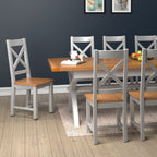 Cambridge Grey Painted Oak Dining Chair