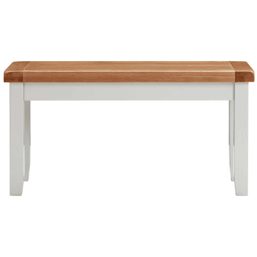 Cambridge Grey Painted Oak Small Bench
