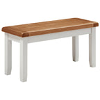 Cambridge Grey Painted Oak Small Bench