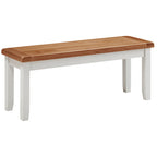 Cambridge Grey Painted Oak Medium Bench