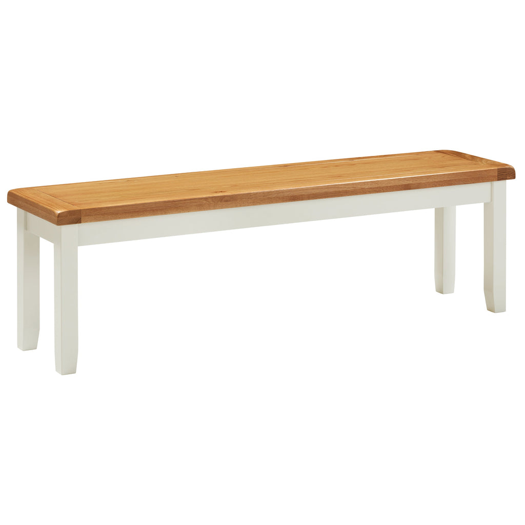 Cambridge Classic Cream Painted Oak Large Bench