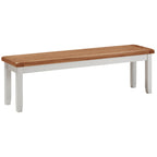 Cambridge Grey Painted Oak Large Bench