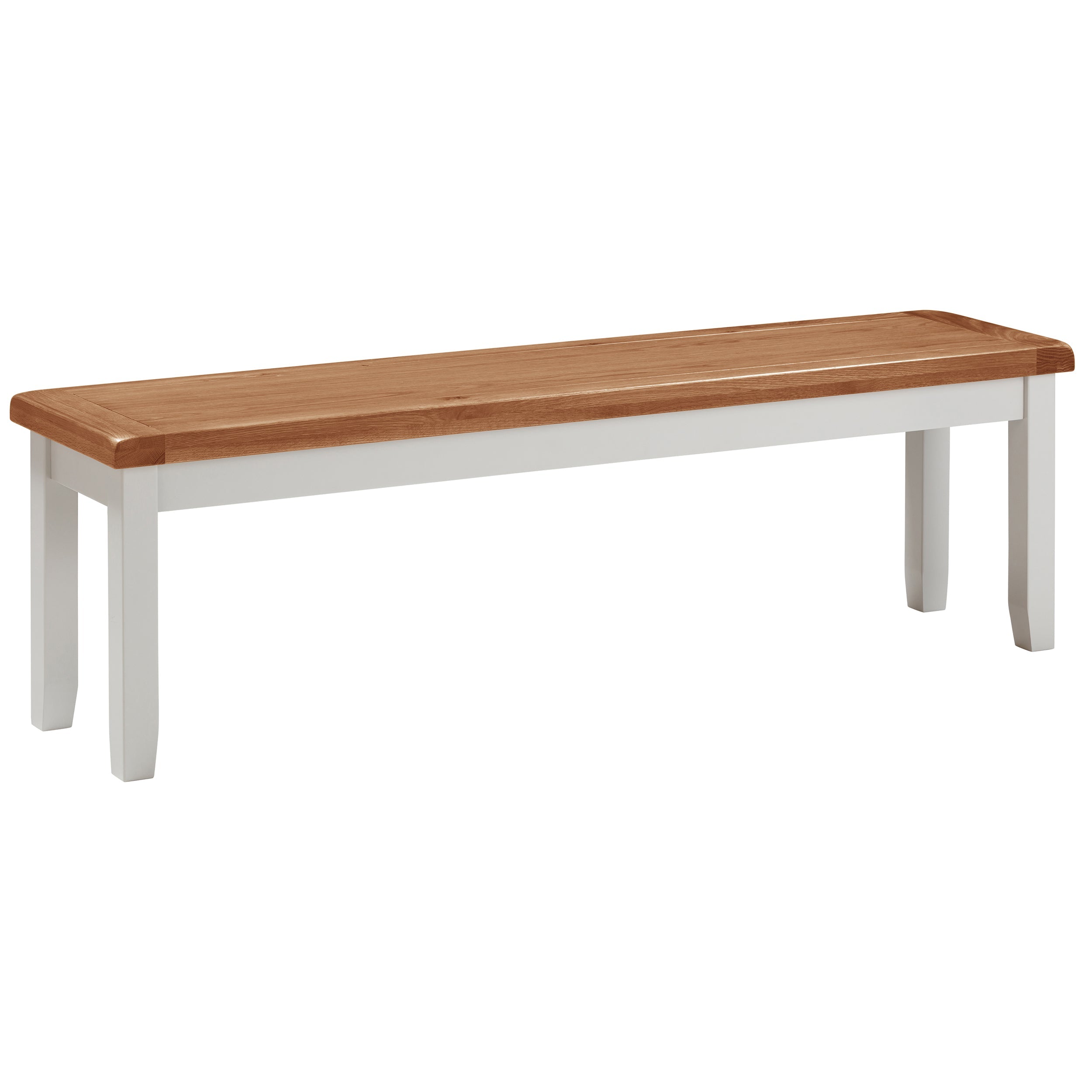 Cambridge Grey Painted Oak Large Bench