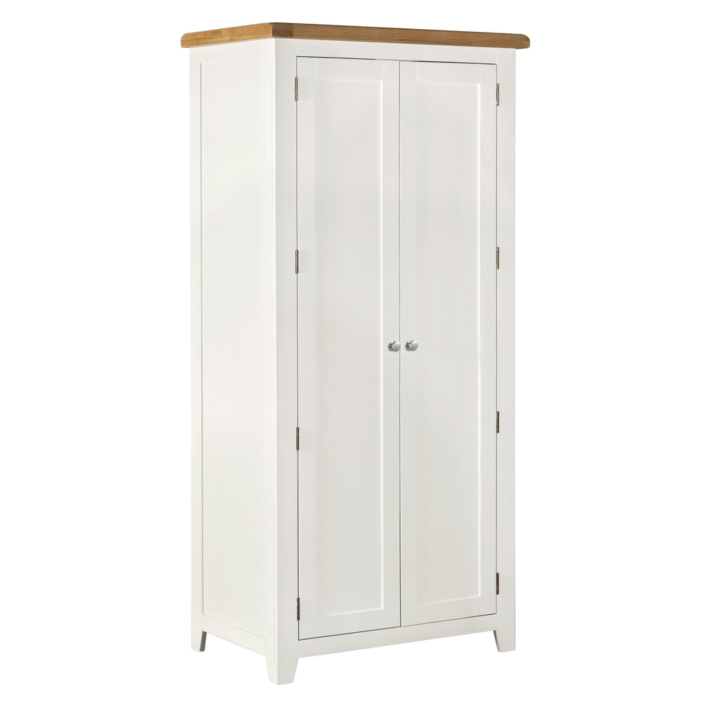 Cambridge Classic Cream Painted Oak Full Hanging Wardrobe