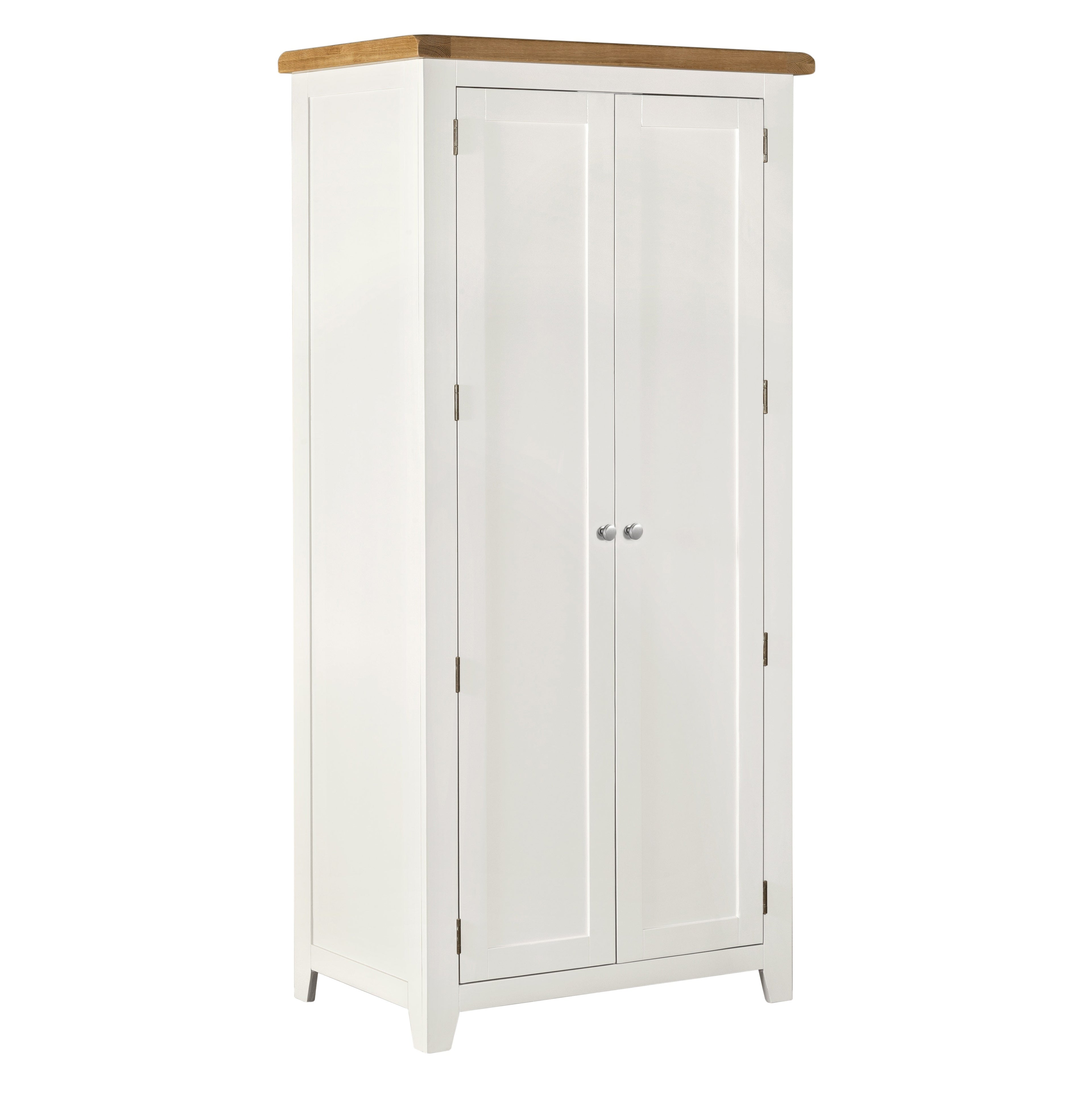 Cambridge Classic Cream Painted Oak Full Hanging Wardrobe