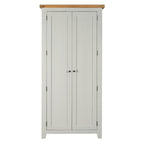 Cambridge Grey Painted Oak Full Hanging Wardrobe