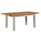 Cambridge Grey Painted Oak Medium Extending Dining Table (1.4 m-1.8 m)