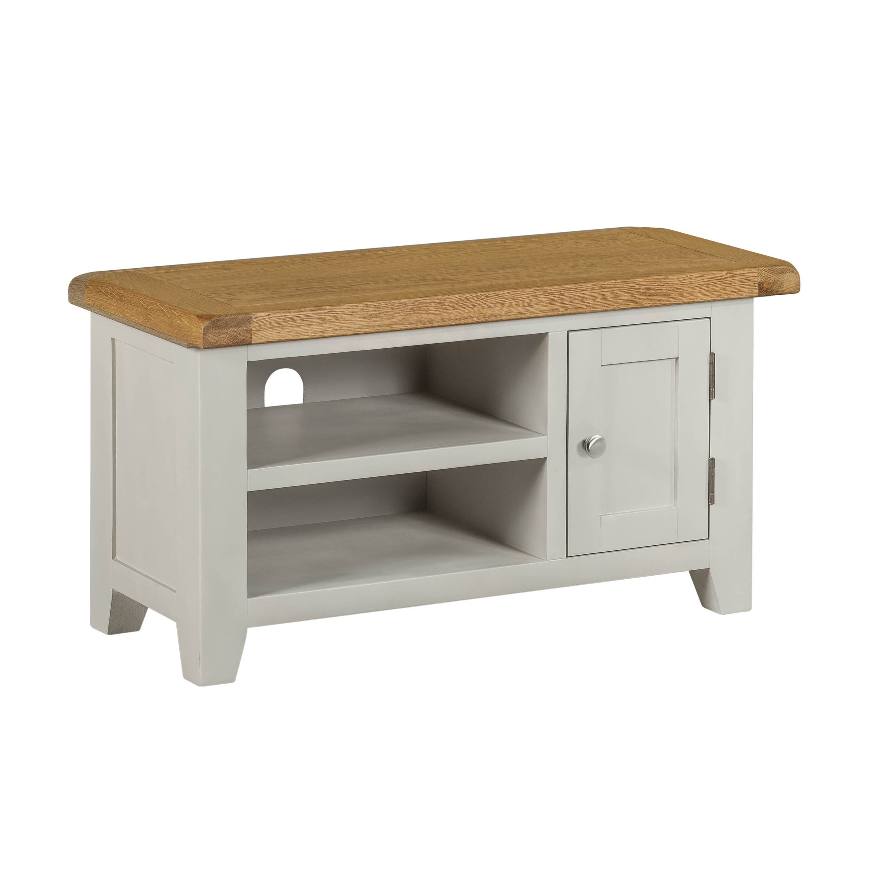 Cambridge Grey Painted Oak Small TV Unit