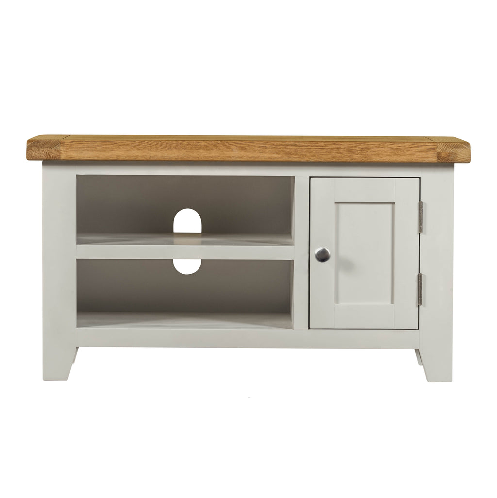 Cambridge Grey Painted Oak Small TV Unit